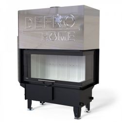 Каминная топка DEFRO HOME RIVA ME BL G SHORT с водным контуром и подъемом стекла вверх