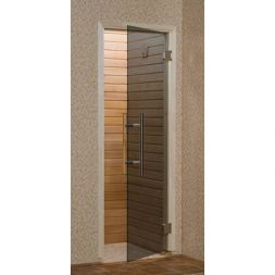 Стеклянная дверь для бани Andres "Премиум" бронза 8 мм