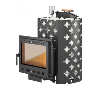 Печь для бани Этна 18 (Панорама М) ЗК