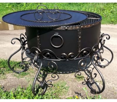 Мангал-барбекю-кострище Аркан, сталь 5 мм Мангал-барбекю-кострище Аркан, сталь 5 мм