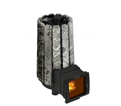 Печь для бани Grill'D Cometa 180 Vega Long Window Max, Stone (Серпентинит) Pro
