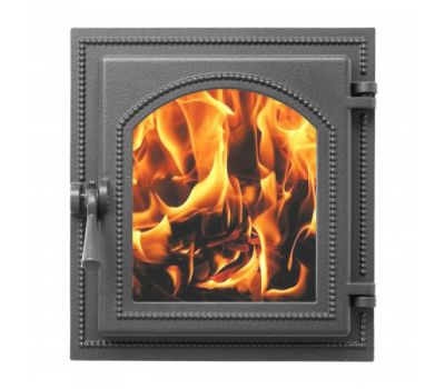 Дверца каминная Везувий 270 (Антрацит)