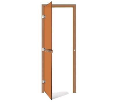 Стеклянная дверь для бани Sawo 190/70, бронза, левая (730-3SGD)