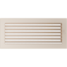 Решетка вентиляционная Кремовая 17x37 с жалюзи Kratki