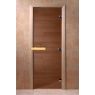 Стеклянная дверь для бани Doorwood Бронза 6 мм 700x1900