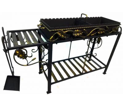 Кованый мангал Тодор-100, сталь 5 мм