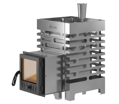 Печь для бани Aston 12 Inox со стеклянной дверцей 6-14 м³