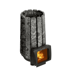 Печь для бани Grill'D Cometa 180 Vega Short Window Max, Stone (Серпентинит) Pro