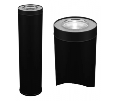 Ferrum Blackside сэндвич 0,5 м (430/0,8мм + нерж/эмаль) Ф115х200 Ceramics