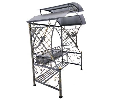 Мангал кованый Арес, сталь 5 мм