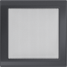Решетка вентиляционная Графитовая 22x22 Kratki
