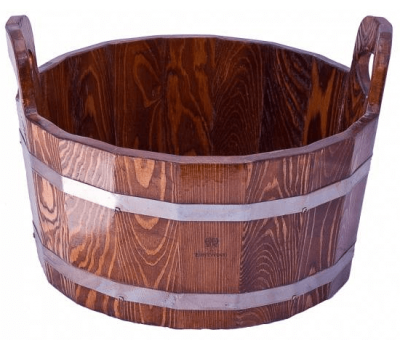 Шайка для бани BentWood из Лиственницы мореной 15л Шайка для бани BentWood из Лиственницы мореной 15л