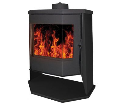 Печь-камин Бавария Панорама Призма с плитой Печь-камин Бавария Панорама Призма с плитой