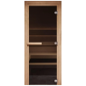 Стеклянная дверь для бани Cooper Standart 180*70 бронза