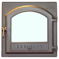 Дверца топочная cо стеклом LK 305 (410-410мм)