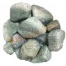 Камни для бани Жадеит шлифованный средний, 20 кг (ведро, Урал)