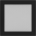 Решетка вентиляционная Чёрная 22x22