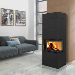  Печь-камин ROMOTOP VARIANT RN/LN AKUM металл