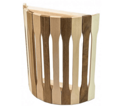 Абажур угловой комбинированный ТМУ-2 (липа-термолипа)