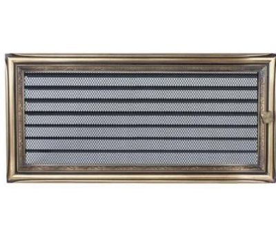 Решетка вентиляционная Рустик 22x22 с жалюзи Kratki