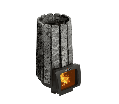 Печь для бани Grill'D Cometa 180 Vega Short Window Max, Stone (Серпентинит) Pro