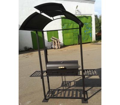 Мангал 4 в 1 (гриль, барбекю, коптилка) КУ-9, сталь 5 мм