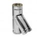 Ferrum HF сэндвич-тройник 135° (430/0,8мм + нерж.) Ф250х350
