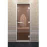Дверь для бани Doorwood Хамам Бронза