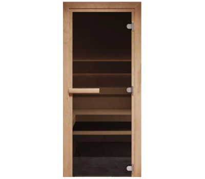 Стеклянная дверь для бани Cooper Standart 170*70 бронза