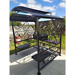 Беседка-мангал Лира, сталь 5 мм