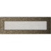 Решетка вентиляционная Чёрная-Латунь 11x32