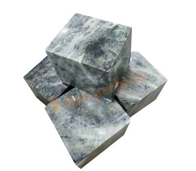 Камни для бани Серпентинит Змеевик Кубы, 10 кг