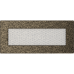 Решетка вентиляционная Чёрная-Латунь 11x24