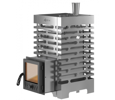 Печь для бани Aston 16 Inox со стеклянной дверцей 14-18 м³