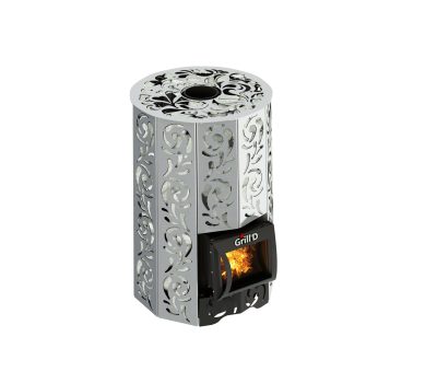 Печь для бани Grill'D Violet Steel Short Pro (Камень колотый, 100 кг)