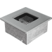 Решетка вентиляционная Стальная шлифованная 11x11