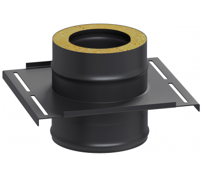 ПЛОЩАДКА МОНТАЖНАЯ ВЕЗУВИЙ BLACK ДВУХКОНТУРНАЯ 115 x 200 ММ