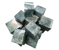 Камни для бани Серпентинит Змеевик Кубики,  10 кг