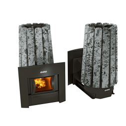 Печь для бани Grill'D Cometa 180 Vega Window, Stone (Серпентинит)