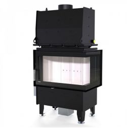 Каминная топка DEFRO HOME RIVA SM BP SHORT угловая с водным контуром