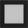Решетка вентиляционная Чёрная 17x17