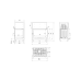 Каминная топка Oliwia/L/BS (P/BS)