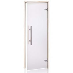 Стеклянная дверь для бани Andres "Лайт Премиум" матовая (сатин) 8 мм