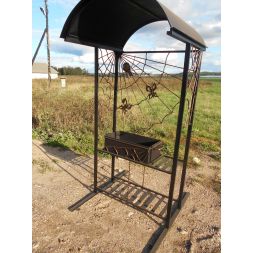 Мангал-Барбекю-Гриль с крышей КУ-6, сталь 5 мм