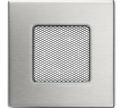 Решетка вентиляционная Стальная шлифованная 11x11