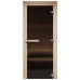 Стеклянная дверь для бани Cooper Lite 200*70 бронза матовая Стеклянная дверь для бани Cooper Lite 200*70 бронза матовая