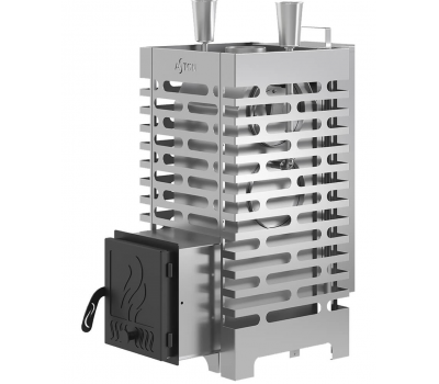 Печь для бани Aston 20 Inox Аква с глухой дверцей 18-22 м³