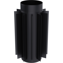 Труба-радиатор черная 0.5м Darco