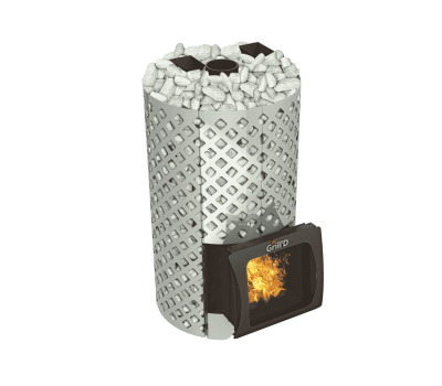 Печь для бани Grill'D Violet World Steel Romb Short Window Max