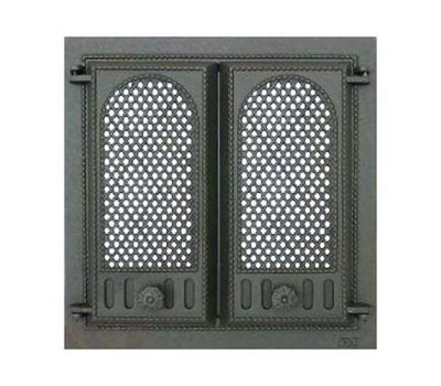 Каминная дверца SVT 402 с экраном (410х410 мм)